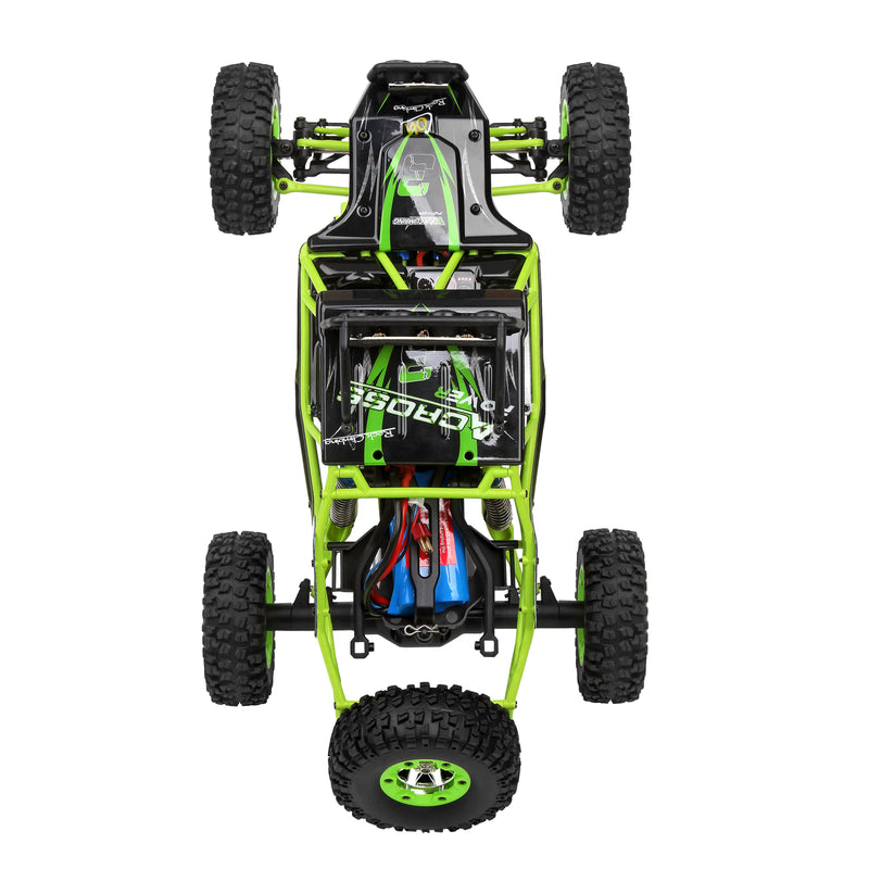 Wltoys 12428 1/12 Scale 2.4G 4WD Electric Brushed Crawler RTR RC Car Gift