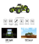 Wltoys 12428 1/12 Scale 2.4G 4WD Electric Brushed Crawler RTR RC Car Gift