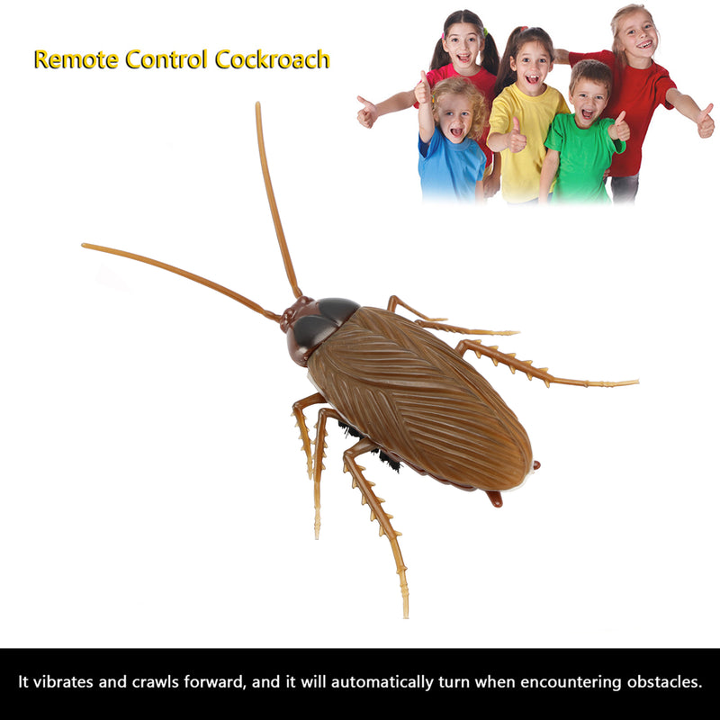 Remote Control Realistic Fake Cockroach Rc Toy Prank Insects Roach Gift For Kids