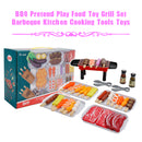 36Pcs BBQ Pretend Play Food Toy Grill Set Barbeque Kitchen Cooking Tools Toys