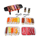 36Pcs BBQ Pretend Play Food Toy Grill Set Barbeque Kitchen Cooking Tools Toys