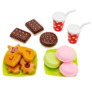 Western Kitchen Toys Simulated Food Toys Burger Pizza Children Pretend Toy Set