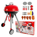 BBQ Grill Kitchen Cooking Interactive Sizzle Light Pretend Food Toys For Kid