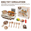 36Pcs BBQ Toy Simulation Skewers Hot Pot Food Toy For Boys And Girls Cooking Set