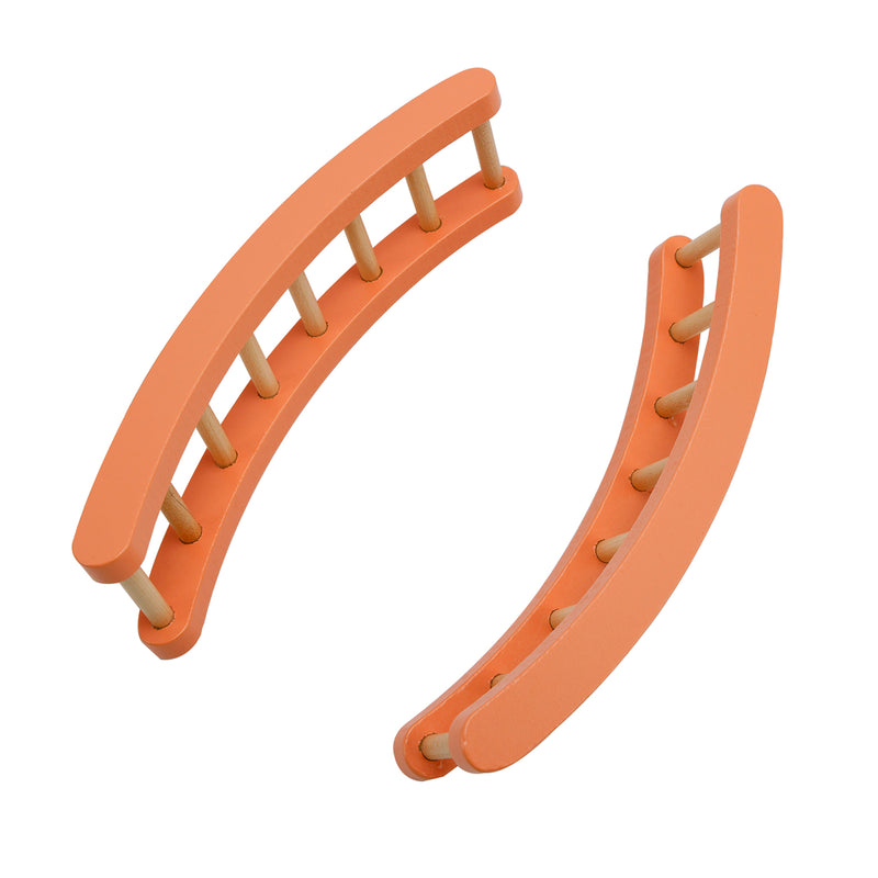 3 Story Wooden Doll House With Balcony 23 Accessories Toy Gift For 3 +Years Kids