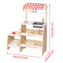 Kid Pretend Medical Clinic Stand Simulation Toy Set With 22 Accessories Ages 3+