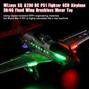 WLtoys XK A280 RC P51 Fighter 4CH Airplane 3D/6G Fixed Wing Brushless Motor Toy