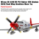 WLtoys XK A280 RC P51 Fighter 4CH Airplane 3D/6G Fixed Wing Brushless Motor Toy