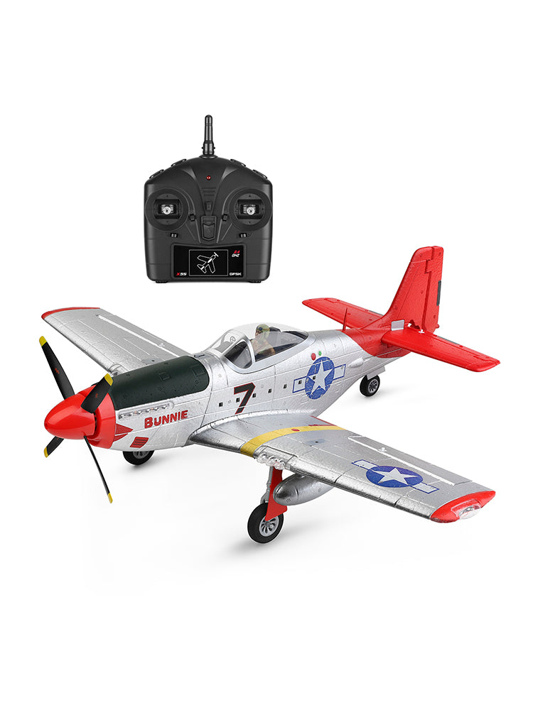 WLtoys XK A280 RC P51 Fighter 4CH Airplane 3D/6G Fixed Wing Brushless Motor Toy