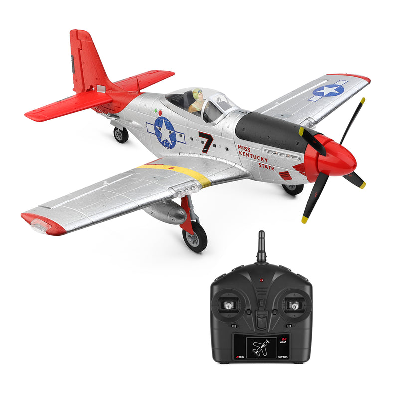 WLtoys XK A280 RC P51 Fighter 4CH Airplane 3D/6G Fixed Wing Brushless Motor Toy