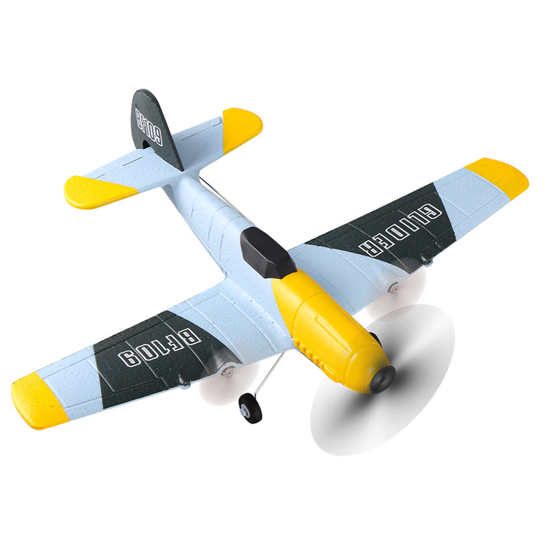 RC Plane 3Channel BF-109 Airplane Toys 2.4GHZ 6-Axis Gyro Plane With 2 Batteries