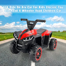 12V Ride On Atv Car For Kids Electric Toy Off-Road 4 Wheeler Quad Children Car