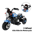 3 Wheel Kids Ride On Motorcycle 6V Powered Electric Dual Drive Toy Car