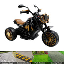 3 Wheel Kids Ride On Motorcycle Electric Dual Drive Toy Car With LED Light