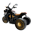 3 Wheel Kids Ride On Motorcycle Electric Dual Drive Toy Car With LED Light