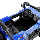 4Wheel 12V Electric Kid Ride On Truck Toy Car With Remote Control LED Light Blue