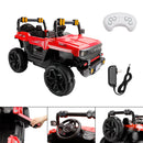 4Wheel 12V Electric Kid Ride On Truck Toy Car With Remote Control LED Light Red
