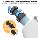 Handheld Microscope LED 100X-1200X Magnification Science Toys Kit For Kid White