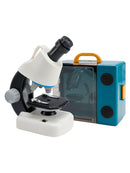 Handheld Microscope LED 100X-1200X Magnification Science Toys Kit For Kid White