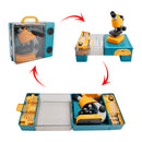 Handheld Microscope LED 100X-1200X Magnification Science Toys Kit For Kid Yellow