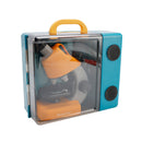 Handheld Microscope LED 100X-1200X Magnification Science Toys Kit For Kid Yellow