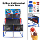 Kid Dual Shot Basketball Arcade Game With 4 Balls Easy Quick Assembling Gift