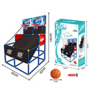 Kid Dual Shot Basketball Arcade Game With 4 Balls Easy Quick Assembling Gift