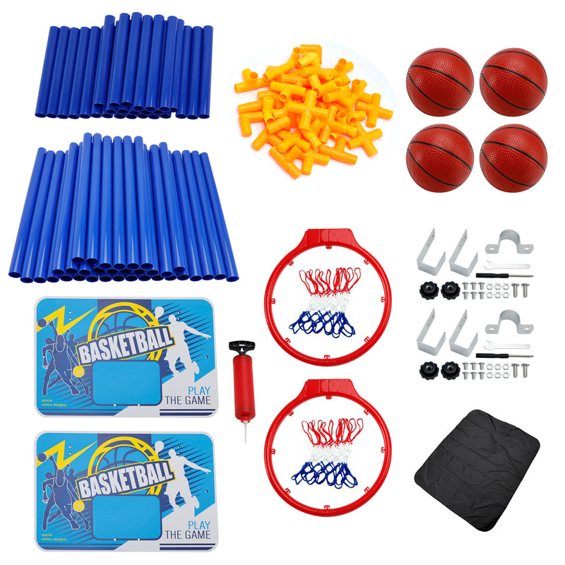 Kid Dual Shot Basketball Arcade Game With 4 Balls Easy Quick Assembling Gift