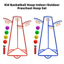 Early Learning 4 Hoop Kid Basketball Hoop Indoor/Outdoor Preschool Hoop Set