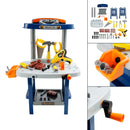 37+Pcs Kid Workbench Electric Drill Tool Pretend Play Workshop Construction Toy