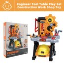48 Pieces Engineer Tool Table Play Set Construction Work Shop Toy Gift Tool Kit