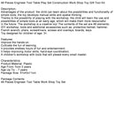 48 Pieces Engineer Tool Table Play Set Construction Work Shop Toy Gift Tool Kit