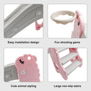 3In1 Kid Folding Slide With Climber,Basketball Hoop,Freestanding Slide Toy Pink