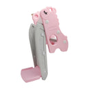 3In1 Kid Folding Slide With Climber,Basketball Hoop,Freestanding Slide Toy Pink