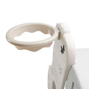 3In1 Kid Folding Slide With Climber,Basketball Hoop,Freestanding Slide Toy White