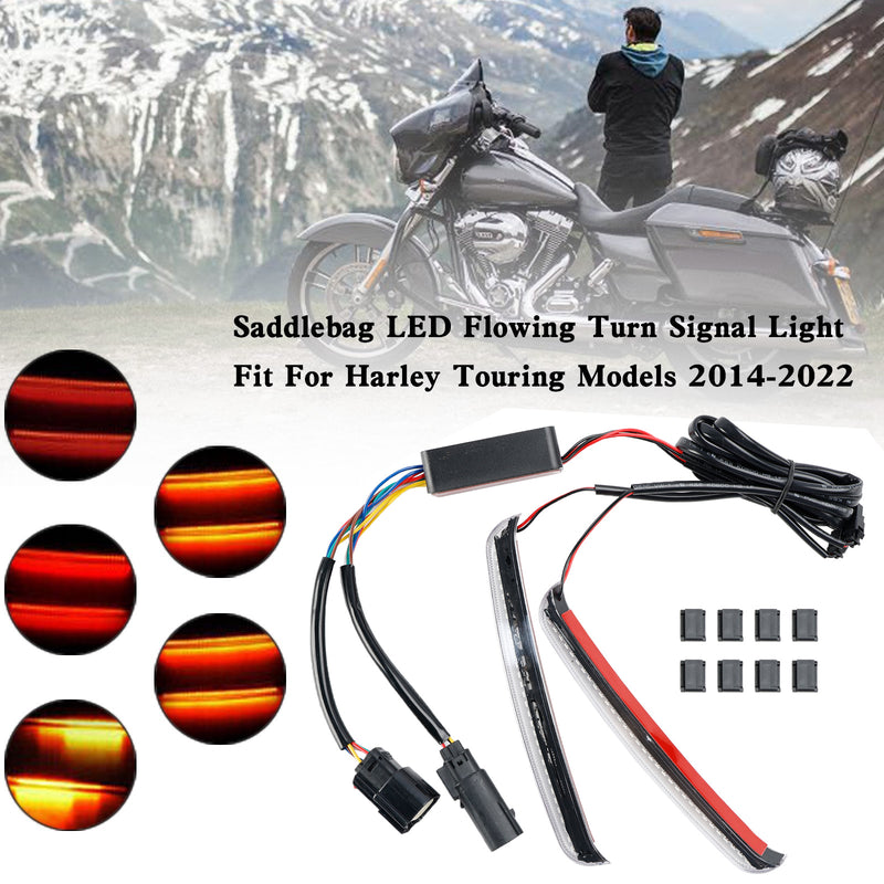 Road Glide FLHR CVO 2014-2022 Saddlebag LED Flowing Turn Signal Light