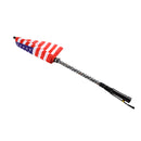 3ft RGB LED APP Whip Lights Antenna W/ Flag Remote Control For Polaris UTV ATV