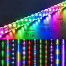 3ft RGB LED APP Whip Lights Antenna W/ Flag Remote Control For Polaris UTV ATV