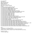 Motorcycle Turn Indicator Signal for Yamaha XV535 XV920 Virago XV1100 XVS1100 Generic