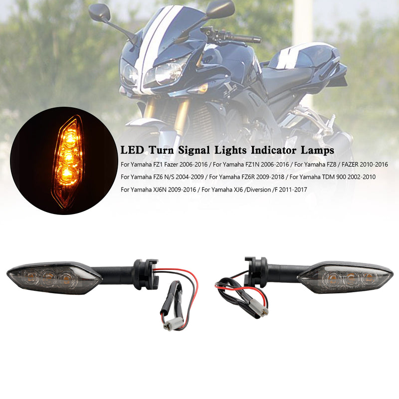 LED Turn Signal Lights Indicator Lamps For Yamaha FZ1 N FZ8 FZ6 FZ-6R TDM900 XJ6