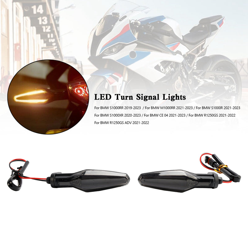 LED Turn Signal Lights For BMW S1000XR S1000R R1250GS ADV CE 04 2020-2023