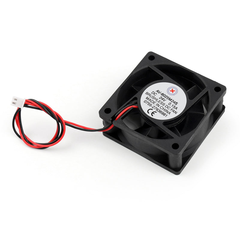 1Pcs DC Brushless Cooling Fan 24V 0.15A 6025S 60x60x25mm 2 Pin CUP Computer Fan