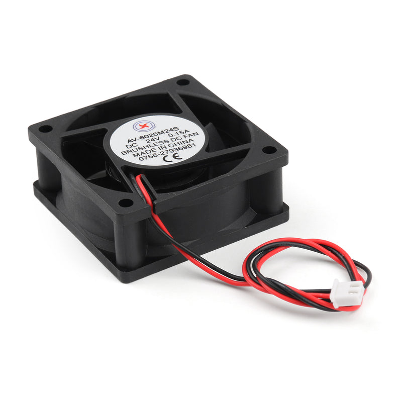 1Pcs DC Brushless Cooling Fan 24V 0.15A 6025S 60x60x25mm 2 Pin CUP Computer Fan