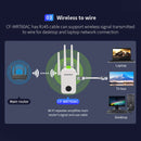 Dual Band 2.4G 5G WiFi Wireless Extender Signal Amplifier WiFi Booster 1200Mbps