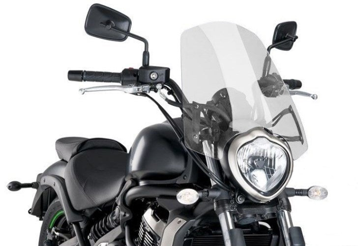 Windscreen Windshield Screen w/Bracket For 2015-2024 Kawasaki Vulcan S EN 650 Generic