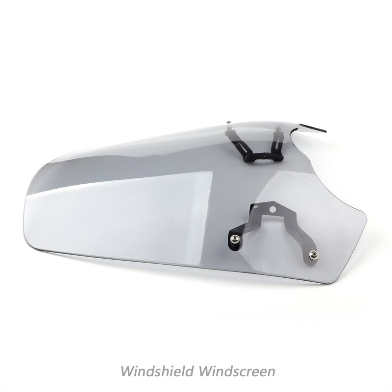 Windscreen Windshield Screen w/Bracket For 2015-2024 Kawasaki Vulcan S EN 650 Generic