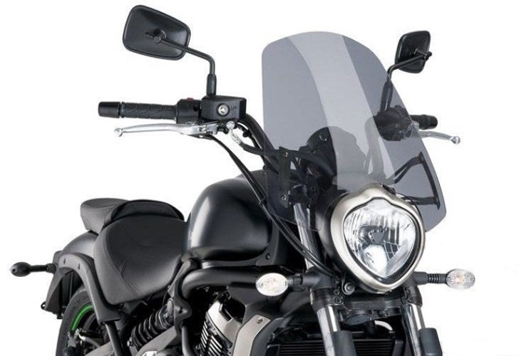 Windscreen Windshield Screen w/Bracket For 2015-2024 Kawasaki Vulcan S EN 650 Generic