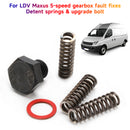 Detent springs & upgrade bolt For LDV Maxus 5-speed gearbox fault fixes