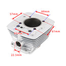 200cc Cylinder Barrel Kit For Zongshen Loncin Kinroad CG200 Chinese ATV Quad 4T
