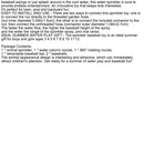 3In1 Lovely Shape Water Sprinkler With Baseball Play Toy Kid Outdoor Squirt Toy